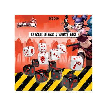 Zombicide: 2nd Edition - Special Black and White Dice (ONLINE ORDER ONLY)