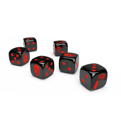 Zombicide: 2nd Edition - Special Black and White Dice (ONLINE ORDER ONLY)