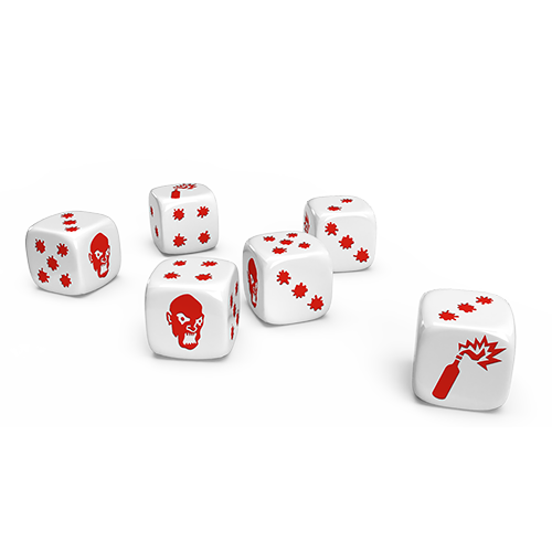 Zombicide: 2nd Edition - Special Black and White Dice (ONLINE ORDER ONLY)