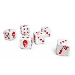 Zombicide: 2nd Edition - Special Black and White Dice (ONLINE ORDER ONLY)