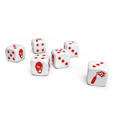 Zombicide: 2nd Edition - Special Black and White Dice (ONLINE ORDER ONLY)