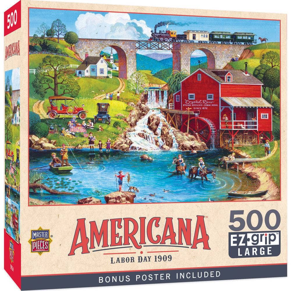 Americana - Labor Day 1909 500 Piece EZ Grip Jigsaw Puzzle (ONLINE ORDER ONLY)