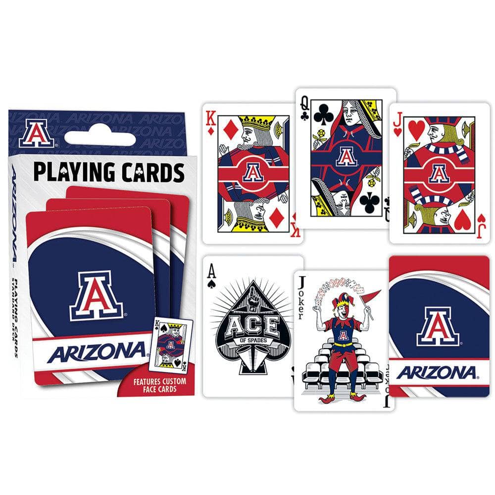 Arizona Wildcats Playing Cards - 54 Card Deck (ONLINE ORDER ONLY)