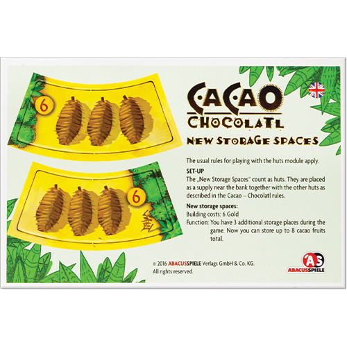 Cacao: Chocolatl - New Storage Places Mini Expansion (ONLINE ORDER ONLY)