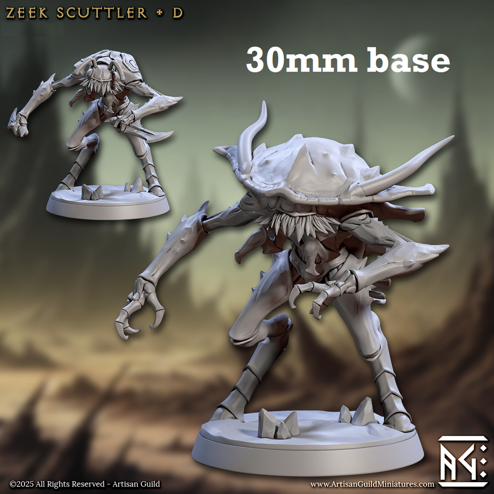 Zeek Scuttler: Sculpt D (Thri-kreen Warrior)