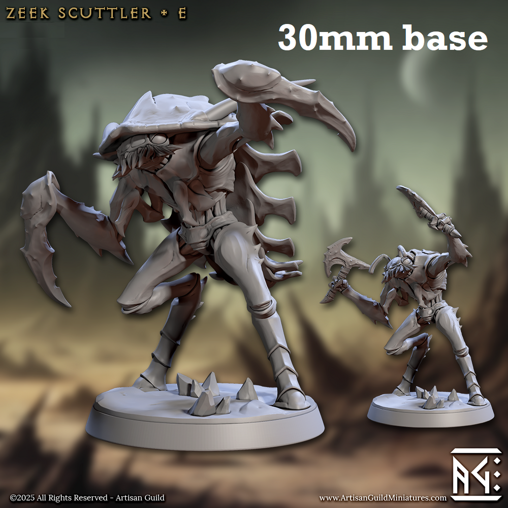 Zeek Scuttler: Sculpt E (Thri-kreen Warrior)