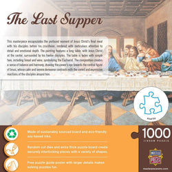 Inspirational - The Last Supper 1000 Piece Jigsaw Puzzle (ONLINE ORDER ONLY)