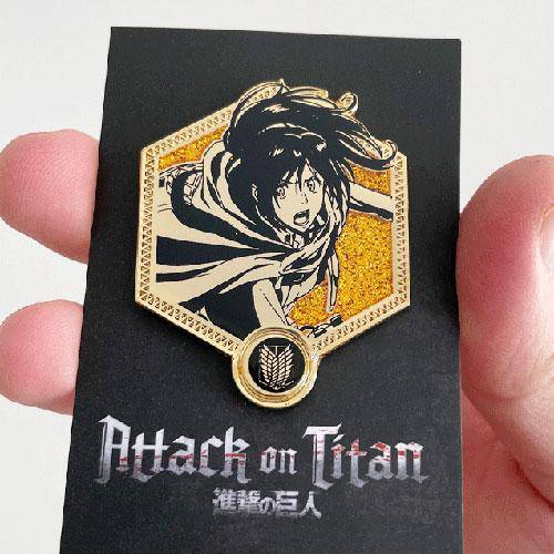 Zen Monkey Attack on Titan Golden Series - 1st Edition Enamel Pin - Select Figure(s) (Online Order Only)