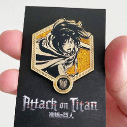 Zen Monkey Attack on Titan Golden Series - 1st Edition Enamel Pin - Select Figure(s) (Online Order Only)