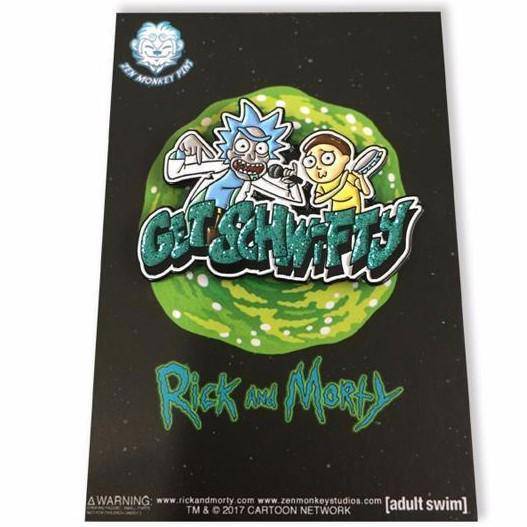 Zen Monkey: Get Schwifty - Rick and Morty Pin (ONLINE ORDER ONLY)