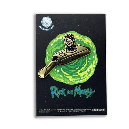Zen Monkey: Golden Portal Gun - Rick and Morty Enamel Pin (ONLINE ORDER ONLY)