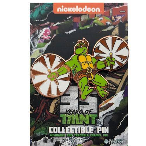 Zen Monkey: Leaping Michelangelo Rose Gold (35th Anniversary) - Teenage Mutant Ninja Turtles Pin (ONLINE ORDER ONLY)