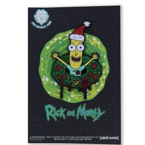 Zen Monkey: Poopy Butthole Wreath - Rick and Morty Enamel Pin (ONLINE ORDER ONLY)