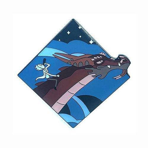 Zen Monkey: Rick Riding Balthromaw(SEASON 4 EPISODE 4) - Rick and Morty Enamel Pin (ONLINE ORDER ONLY)