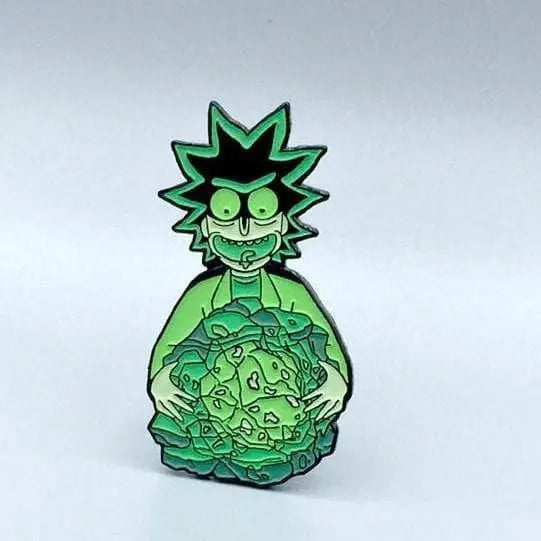 Zen Monkey: Rick's Isotope - Glow In The Dark - Rick and Morty Enamel Pin (ONLINE ORDER ONLY)