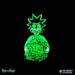 Zen Monkey: Rick's Isotope - Glow In The Dark - Rick and Morty Enamel Pin (ONLINE ORDER ONLY)