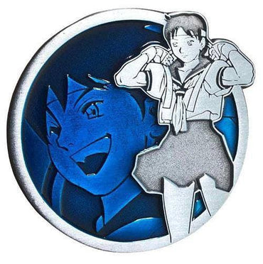 Zen Monkey: Sakura - Portrait Series - Street Fighter Enamel Pin (ONLINE ORDER ONLY)