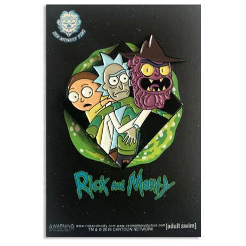 Zen Monkey: Scary Terry's Piggyback Ride (Famous Moments) - Rick and Morty Enamel Pin (ONLINE ORDER ONLY)