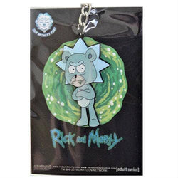 Zen Monkey: **SEASON 4 EPISODE 1** Teddy Rick - Rick and Morty Enamel Keychain (ONLINE ORDER ONLY)