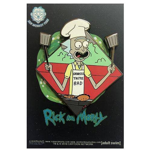 Zen Monkey: The BBQ (Famous Moments) - Rick and Morty Enamel Pin (ONLINE ORDER ONLY)
