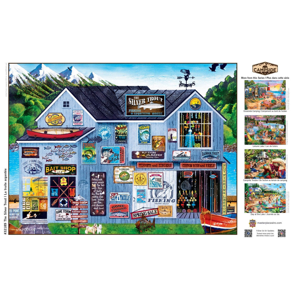 Campside - The Silver Trout 300 Piece EZ Grip Jigsaw Puzzle (ONLINE ORDER ONLY)