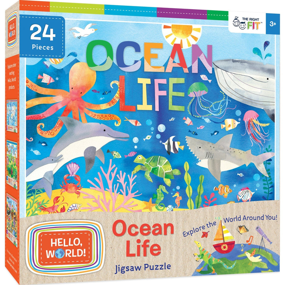 Hello, World! - Ocean Life 24 Piece Jigsaw Puzzle (ONLINE ORDER ONLY)