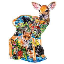 Shapes - Fawn Friends 500 Piece Jigsaw Puzzle