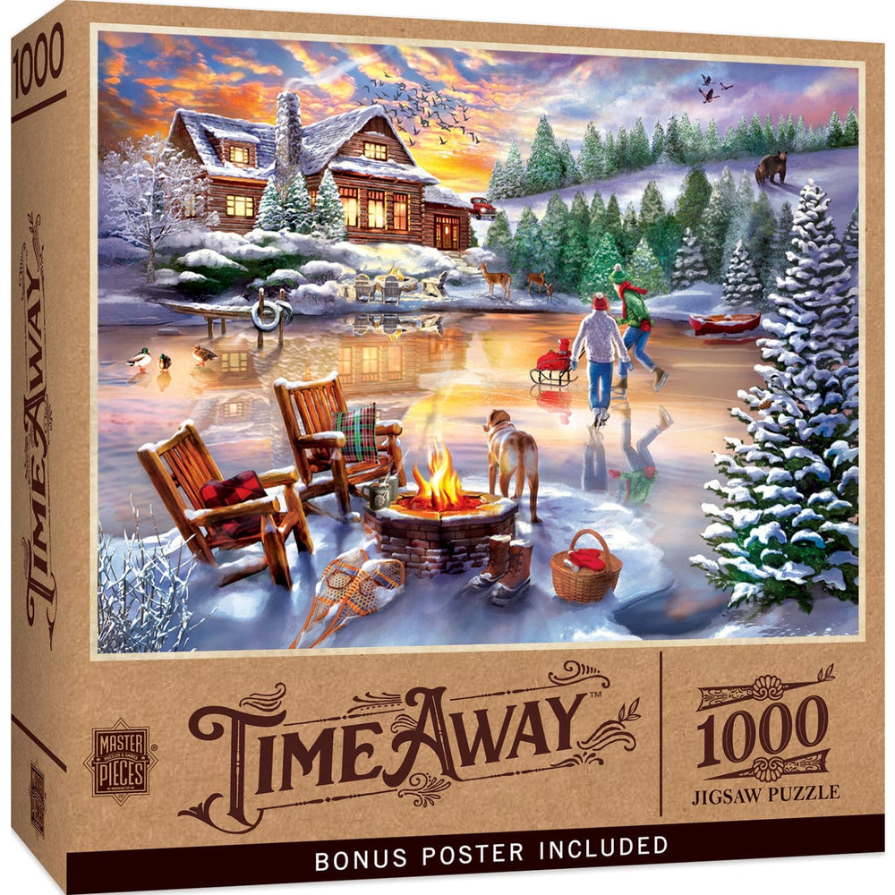 Time Away - An Evening Skate 1000 Piece Jigsaw Puzzle (ONLINE ORDER ONLY)