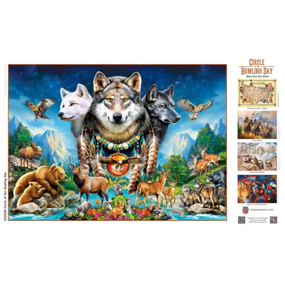 Circle of the Howling Sky 500 Piece Jigsaw Puzzle (ONLINE ORDER ONLY)