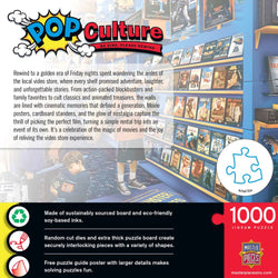 Pop Culture - Be Kind, Please Rewind 1000 Piece Jigsaw Puzzle (ONLINE ORDER ONLY)
