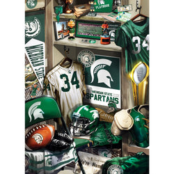 Michigan State Spartans - Locker Room 500 Piece Jigsaw Puzzle (ONLINE ORDER ONLY)