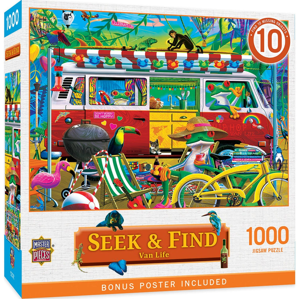 Seek & Find - Van Life 1000 Piece Jigsaw Puzzle (ONLINE ORDER ONLY)