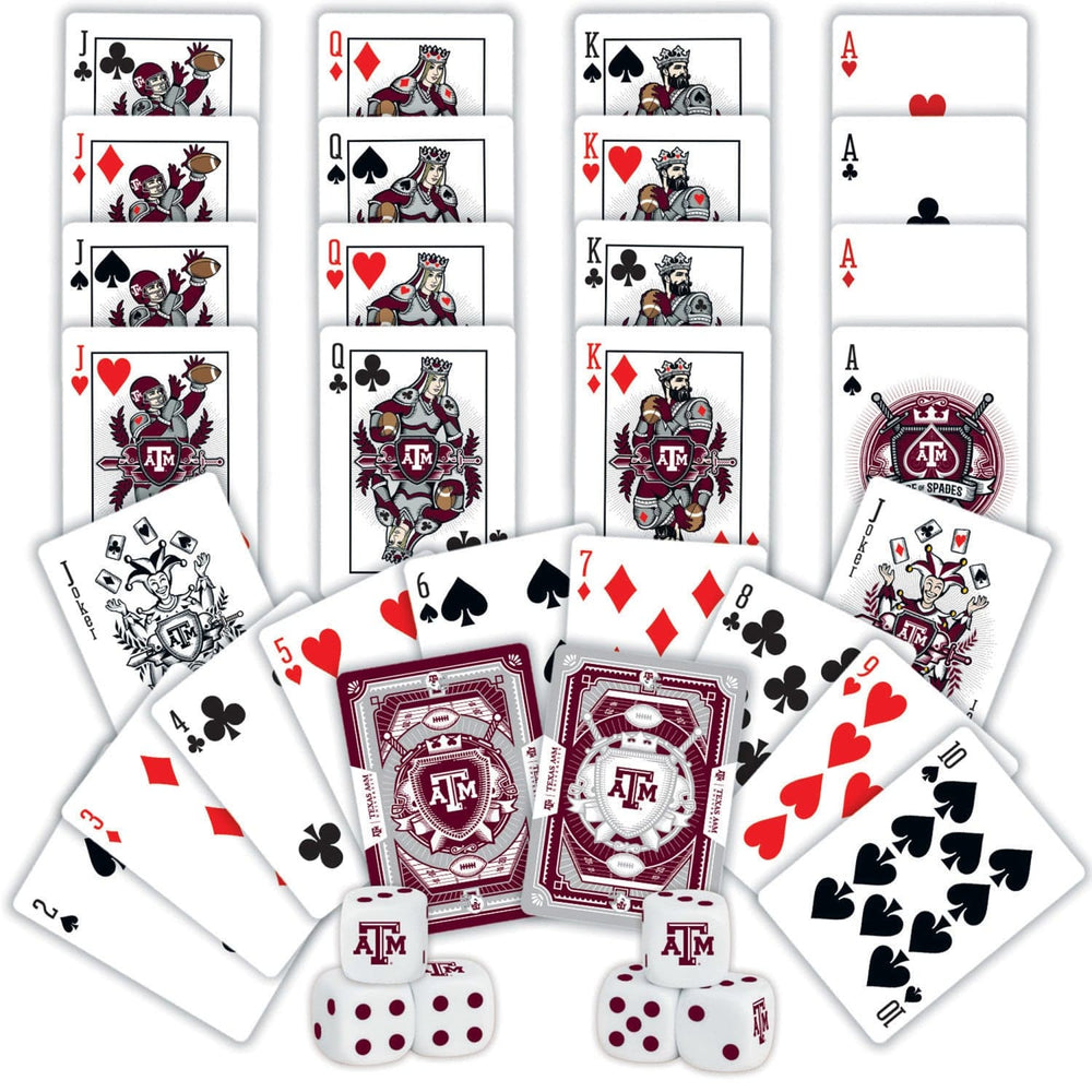 Texas A&M Aggies - 2-Pack Playing Cards & Dice Set (ONLINE ORDER ONLY)