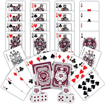 Texas A&M Aggies - 2-Pack Playing Cards & Dice Set (ONLINE ORDER ONLY)