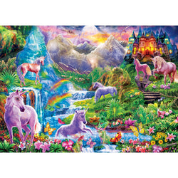 Hidden Images - Unicorns Retreat 500 Piece Jigsaw Puzzle (ONLINE ORDER ONLY)