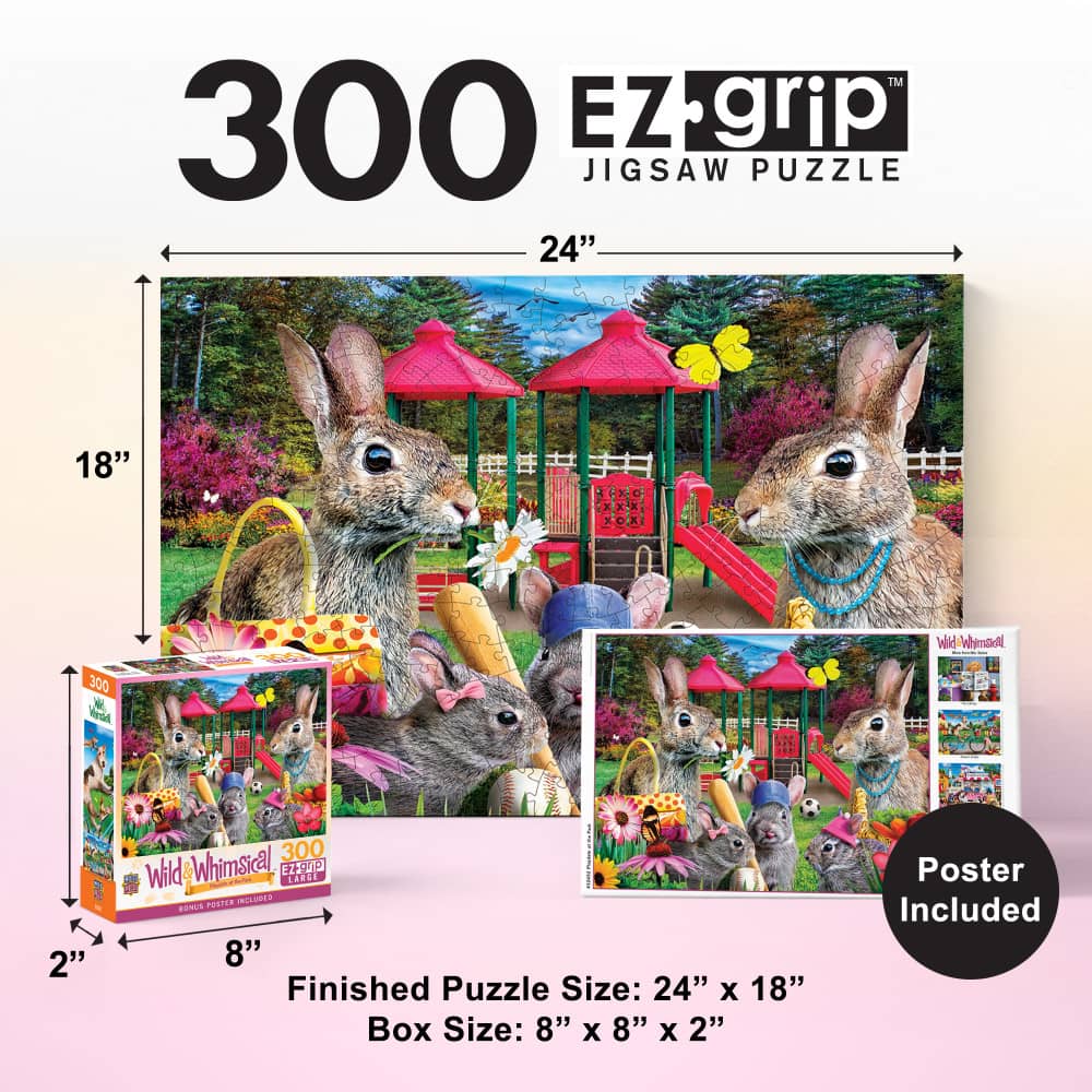Wild & Whimsical - Playdate at the Park 300 Piece EZ Grip Jigsaw Puzzle