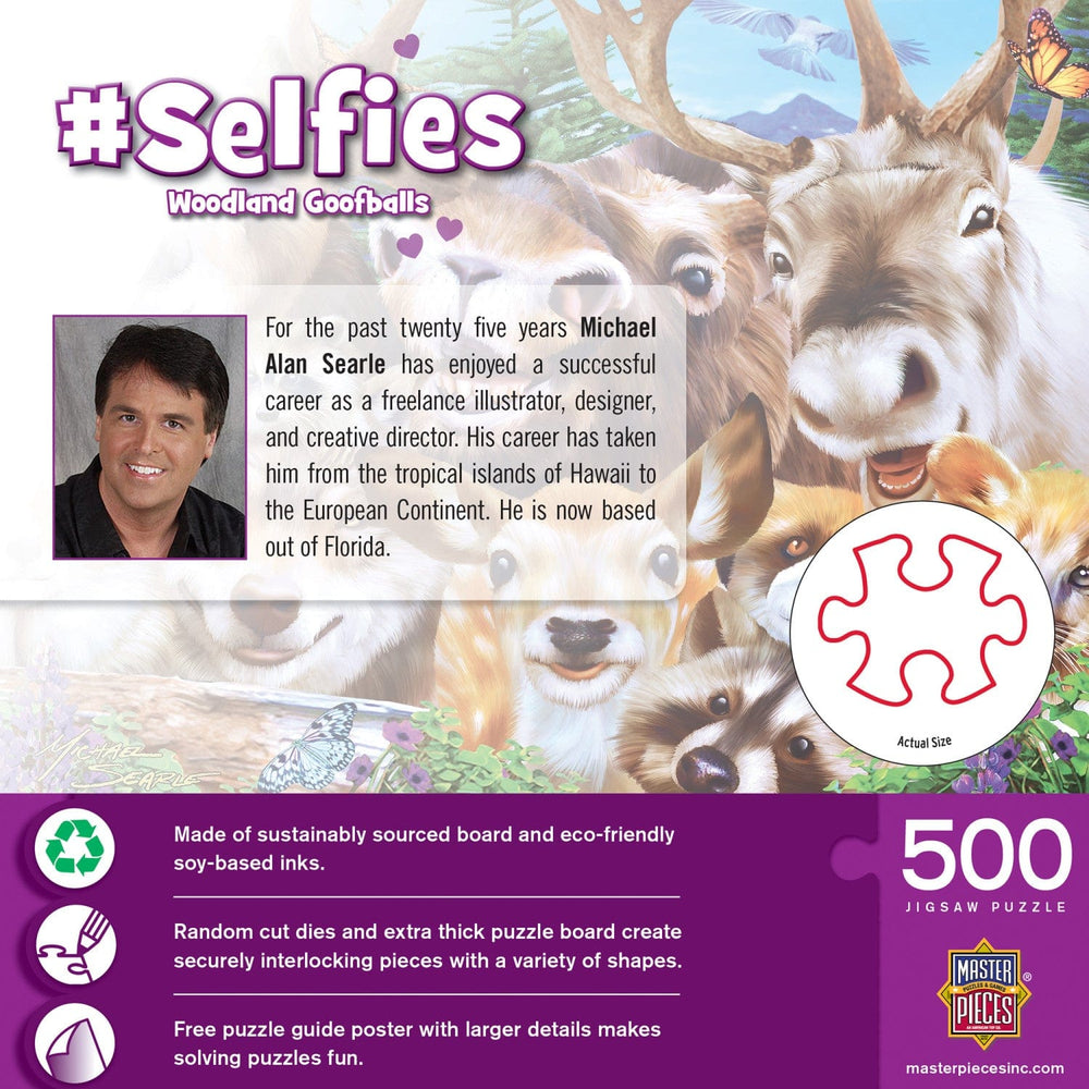 Selfies - Woodland Goofballs 500 Piece Jigsaw Puzzle (ONLINE ORDER ONLY)