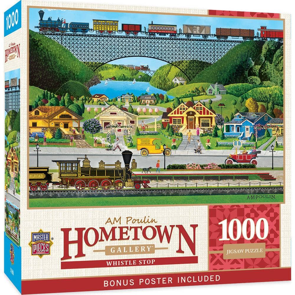 Hometown Gallery - Whistle Stop 1000 Piece Jigsaw Puzzle (ONLINE ORDER ONLY)