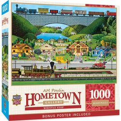 Hometown Gallery - Whistle Stop 1000 Piece Jigsaw Puzzle (ONLINE ORDER ONLY)