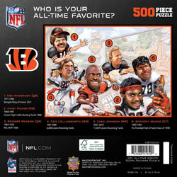 Cincinnati Bengals - All-Time Greats 500 Piece Jigsaw Puzzle