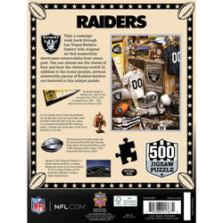Las Vegas Raiders - Locker Room 500 Piece Jigsaw Puzzle (ONLINE ORDER ONLY)