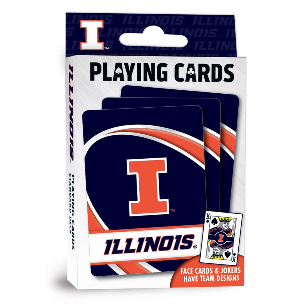 Illinois Fighting Illini Playing Cards - 54 Card Deck (ONLINE ORDER ONLY)