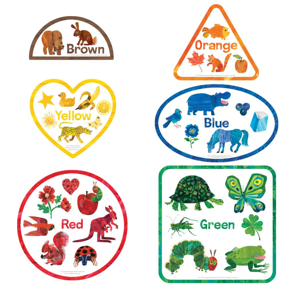 Eric Carle - Colors Mini Shaped Puzzles 6-Pack