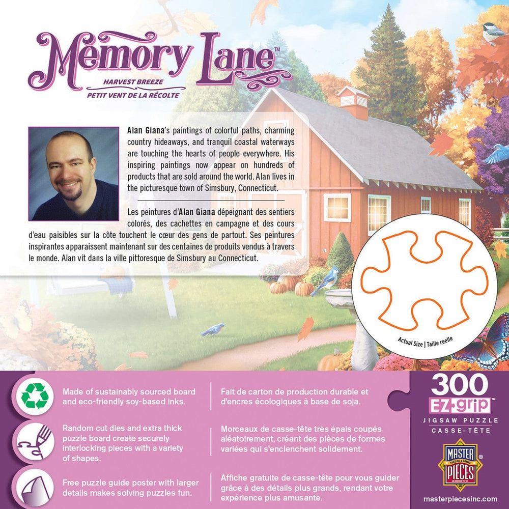 Memory Lane - Harvest Breeze 300 Piece EZ Grip Jigsaw Puzzle (ONLINE ORDER ONLY)