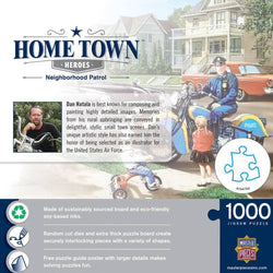 Hometown Heroes - Neighborhood Patrol 1000 Piece Jigsaw Puzzle (ONLINE ORDER ONLY)