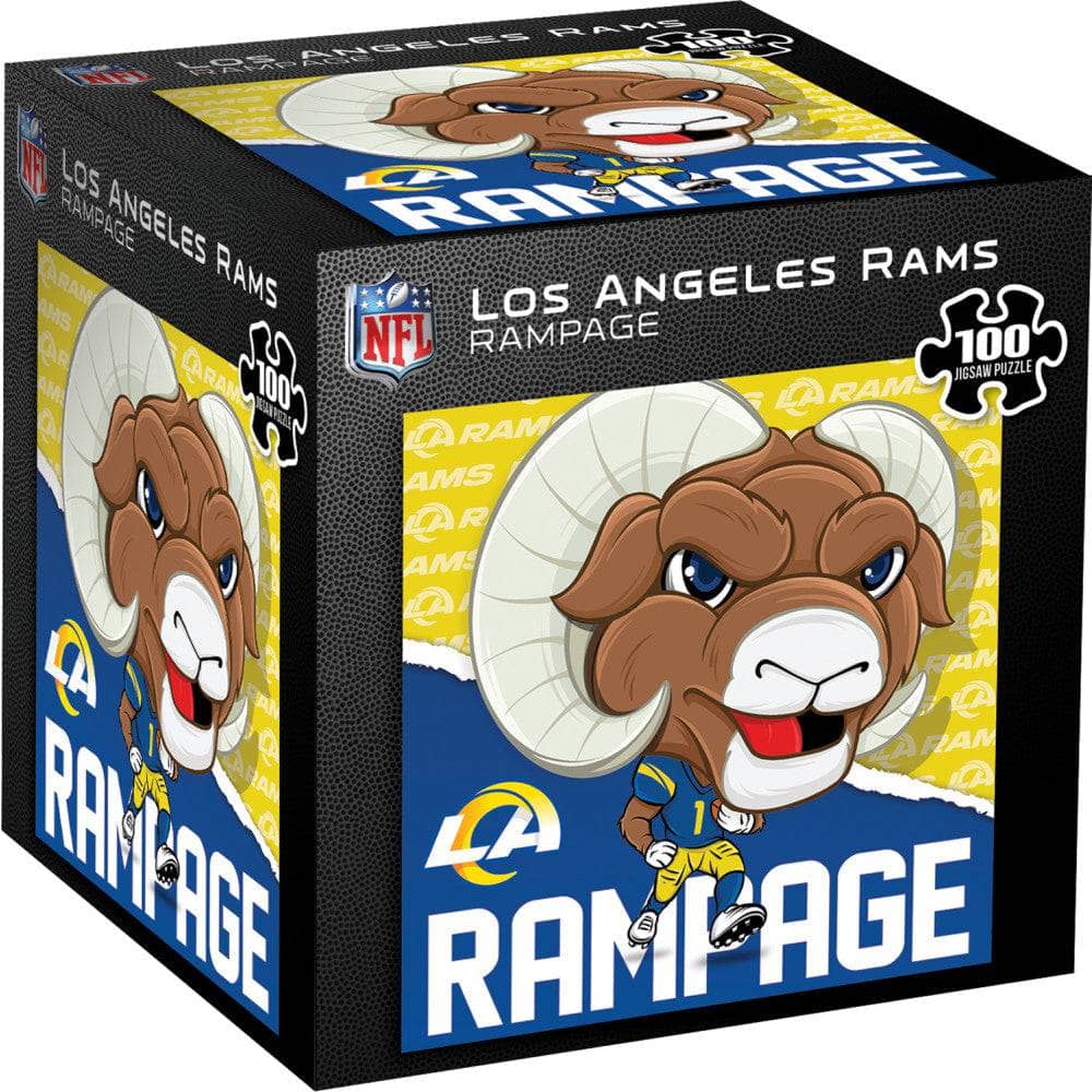 Los Angeles Rams - NFL Mascot 100 Piece Jigsaw Puzzle (ONLINE ORDER ONLY)