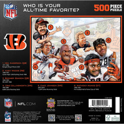 Cincinnati Bengals - All Time Greats 500 Piece Jigsaw Puzzle (ONLINE ORDER ONLY)