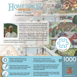 Hometown Gallery - Bungalowville 1000 Piece Jigsaw Puzzle (ONLINE ORDER ONLY)
