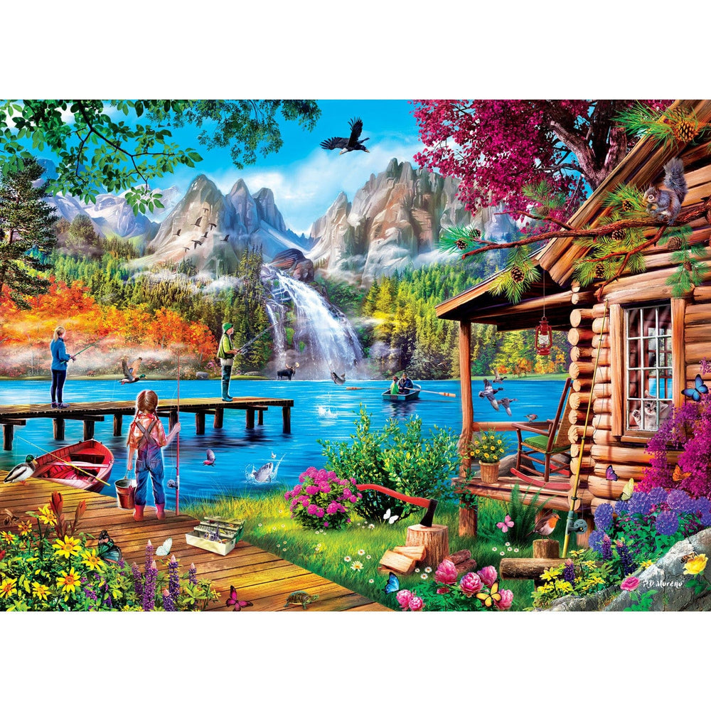 Time Away - Fishing with Pappy 1000 Piece Jigsaw Puzzle (ONLINE ORDER ONLY)