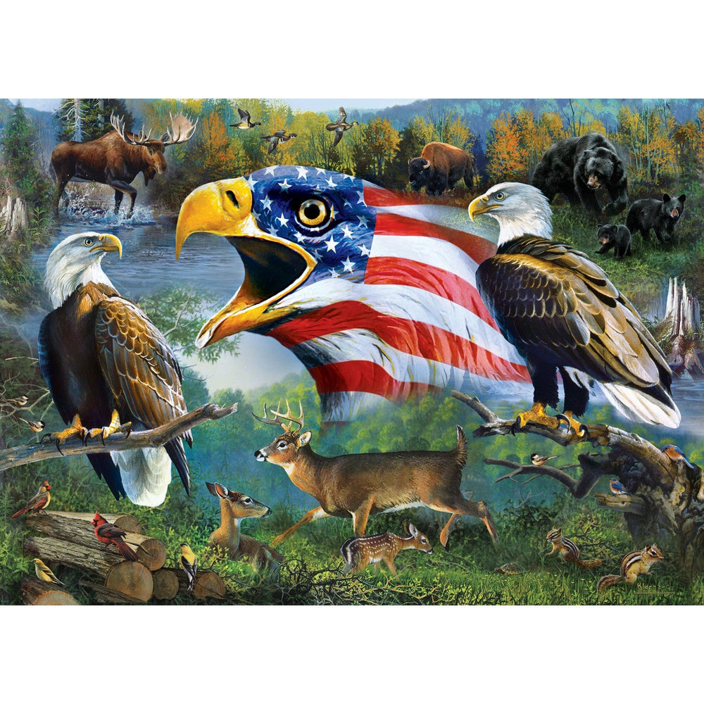 Mossy Oak - Freedom for All 1000 Piece Jigsaw Puzzle (ONLINE ORDER ONLY)